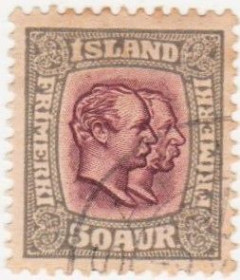 Ісландія Исландия ^/--/^ Исландия 1907 /--/ г № 59 гашеная ^_^^^ Ісландія 1907 /--/ р No 59 гашена - фото фото фото