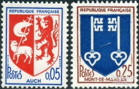 Франція Франция ^/--/^ Франция 1966 стандарт Mi 1534 /--/ В-1535 /--/ А MNH ^_^^^ Франція 1966 стандарт Mi 1534 /--/ В-1535 /--/ А MNH - фото фото фото
