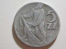 - року - года ^/--/^ Польша 5 злотых 1959 года 33875 ^_^^^ Польща 5 злотих 1959 року 33875 - фото фото фото