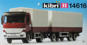 H H ^/--/^ КІТ Набір для збирання. Вантажівка з причепом 1:87. Kibri 14616 ^_^^^ КИТ набор для сбора. Грузовик с прицепом 1:87. Kibri 14616 - фото фото фото