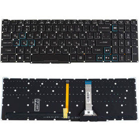 Клавіатури Клавиатуры ^/--/^ Клавиатура для ноутбука ACER (Nitro: AN /--/ 517-55) ukr, black, без фрейма, подсветка клавиш RGB (ОРИГИНА ^_^^^ Клавіатура для ноутбука ACER (Nitro: AN /--/ 517-55) ukr, black, без фрейму, підсвічування клавіш RGB (ОРИГИНА - фото фото фото