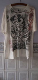 Футболки, майки Футболки, майки ^/--/^ Футболка &amp;quot;Ronin&amp;quot;  (100% cotton, XL, Thailand) б/у ^_^^^ Футболка &amp;quot;Ronin&amp;quot; (100% cotton, XL, Thailand) б/у - фото фото фото