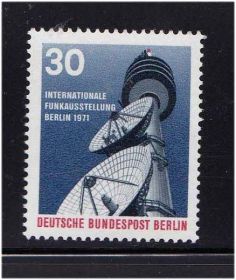 Транспорт Транспорт ^/--/^ Техника  Транспорт Германия Берлин 1971 MNH - антена ^_^^^ Техніка Транспорт Німеччина Берлін 1971 MNH - антена - фото фото фото