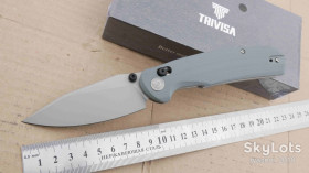 Ножі, мультітули Ножи, мультитулы ^/--/^ TRIVISA Hornet-03 /--/ G, 14 /--/ C /--/ 28 /--/ N Stonewash, G /--/ 10 Grey, Ceramic Ball Bearing, Outdoor, EDC, Crossbar Lock ^_^^^ TRIVISA Hornet-03 /--/ G, JM /--/ 01-GG-14, 14 /--/ C /--/ 28 /--/ N Stonewash, G /--/ 10 Grey, Ceramic Ball Bearing, Outdoor, EDC, Crossbar Lock - фото фото фото