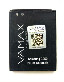 Акумулятори Аккумуляторы ^/--/^ Аккумулятор Vamax li-Ion   (1800 /--/ mAh) для Samsung G /--/ 350/I /--/ 9100 / B /--/ 150 /--/ AE Вживане ^_^^^ Аккумулятор Vamax li-Ion (1800 /--/ mAh) для Samsung G /--/ 350/I /--/ 9100 / B /--/ 150 /--/ AE Употребительное - фото фото фото