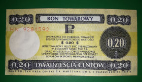 Польща Польша ^/--/^ POLAND Польща ПНР 0,2 долара 1 жовтня 1979 чек валютний, 110 /--/ х /--/ 55 /--/ мм ^_^^^ POLAND Польша ПНР 0,2 доллара 1 октября 1979 чек валютный, 110 /--/ х /--/ 55 /--/ мм - фото фото фото