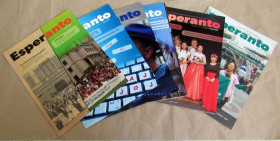 Видання - р. Издания - гг. ^/--/^ Журналы на языке Esperanto Есперанто 10 штук 2018-2019 ^_^^^ Журнали на мові Esperanto Есперанто 10 штук 2018-2019 - фото фото фото