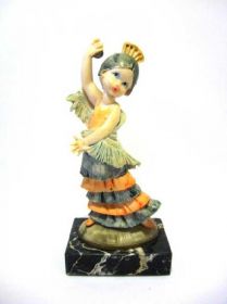 Статуетки, Скульптури, Фігурки, Фарфор Статуэтки, Скульптуры, Фигурки, Фарфор ^/--/^ Статуэтка Женщина Испанка Композит Мрамор Италия ^_^^^ Статуетка Жінка Іспанка Композит Мармур Італія - фото фото фото