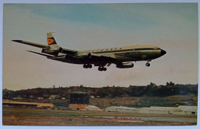 Іноземні Иностранные ^/--/^ Открытка Самолет Lufthansa German Airlines Boeing 707-330 /--/ C ^_^^^ Літак Lufthansa German Airlines Boeing 707-330 /--/ C - фото фото фото