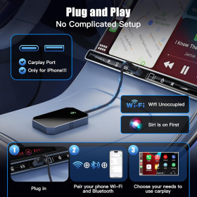 Інше Другое ^/--/^ Бездротовий адаптер CarPlay  (Car Wireless Adapter) *81250 ^_^^^ Беспроводной адаптер CarPlay (Car Wireless Adapter) *81250 - фото фото фото
