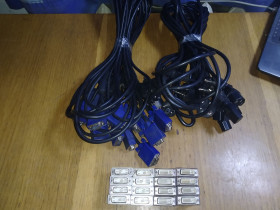 Інші виробники Другие производители ^/--/^ Комплект кабелей питания+vga+переходники ^_^^^ Комплект кабелів живлення+vga+перехідники - фото фото фото