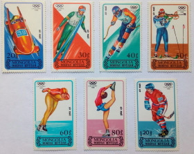 Монголія Монголия ^/--/^ Монголия 1988 Спорт, Олимпийские игры Калгари, MNH ^_^^^ Монголія 1988 Спорт, Олімпійські ігри Калгарі, MNH - фото фото фото
