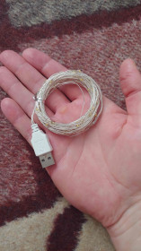 Світильники Светильники ^/--/^ Гирлянда Ночник нить Роса 5 /--/ м LED от USB 5 /--/ v  повербанк,теплый уют и комфорт новая ^_^^^ Гірлянда Ночник нитка Роса 5 /--/ м LED від USB 5 /--/ v повербанк,теплий затишок і комфорт нова - фото фото фото