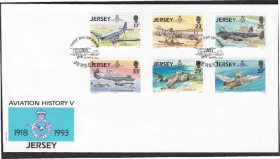Європа Европа ^/--/^ Джерси 1993 ИСТОРИЯ АВИАЦИИ Выпуск V САМОЛЁТЫ ВОЗДУШНЫЙ ТРАНСПОРТ ПЕРЕВОЗКИ КПД Mi.615-620 EUR 8.00 ^_^^^ Джерсі 1993 ІСТОРІЯ АВІАЦІЇ Випуск V САМОЛЕТИ ПЕРЕВІЗКИ КПД Mi.615-620 EUR 8.00 - фото фото фото