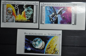 Інше Другое ^/--/^ Чад Космос Аполло-11 Кеннеди 1971 ^_^^^ Чад Космос Аполло-11 Кеннеді 1971 - фото фото фото