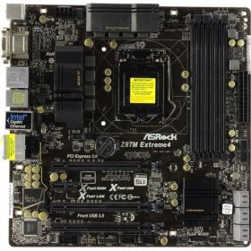 Материнські плати Материнские платы ^/--/^ НАДЕЖНАЯ ПЛАТА s /--/ 1150 ASRock Z /--/ 87 /--/ M EXTREME /--/ 4 с HDMI на DDR /--/ 3 ( 4 СЛОТА)/ 32 /--/ GB / USB /--/ 3.0 / SATA /--/ 3 LGA 1150  - фото фото фото