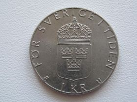Швеція Швеция ^/--/^ Швеция 1 крона 1984 года 16791 ^_^^^ Швеція 1 крона 1984 16791 - фото фото фото