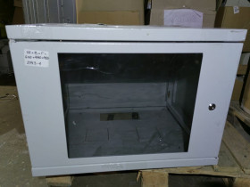 Шафи Шкафы ^/--/^ Шафа серверна 9 /--/ U 600×440×450 скляні двері  (2143-1) ^_^^^ Шафа серверная 9 /--/ U 600×440×450 стеклянные двери (2143-1) - фото фото фото