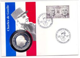 Тематичні колекції Тематические коллекции ^/--/^ NM Личности . Франция 1989 г  - монета 1 франк серебро - Де Голль - 2 /--/ а скана ^_^^^ NM Особистості . Франція 1989 р - монета 1 франк срібло - Де Голль - 2 /--/ а скана - фото фото фото