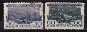 СРСР - СССР - ^/--/^ СССР. 3-я годовщина битвы под Москвой 1945 г. ^_^^^ СРСР. Річниця розгрому фашистів під Москвою (серія) 1945 - фото фото фото