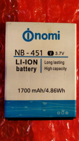 Акумулятори Аккумуляторы ^/--/^ Nomi i /--/ 451 NB-451 аккумулятор оригинал бу ^_^^^ Nomi i /--/ 451 NB-451 акумулятор оригінал бу - фото фото фото