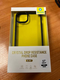 Чохли, бампера Чехлы, бампера ^/--/^ Чохол Blueo for iPhone 14 Plus Crystal Drop Resistance Case Чорний ^_^^^ Чехол Blueo for iPhone 14 Plus Crystal Drop Resistance Case Черный - фото фото фото