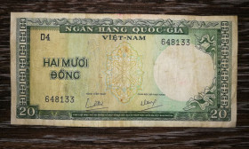 В'єтнам Вьетнам ^/--/^ VIETNAM South В&amp;apos;єтнам Південний 20 донгів 1964 ^_^^^ VIETNAM South Вьетнам Южный 20 донгов 1964 - фото фото фото
