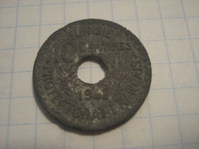 Туніс Тунис ^/--/^ 10 /--/ сант 1942 Туніс. прот. Франціі ^_^^^ 10 /--/ сант 1942 Тунис. прот. Франции - фото фото фото