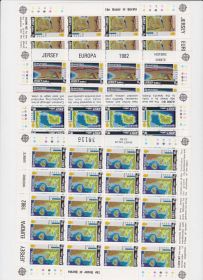 Великобританія Великобритания ^/--/^ ZM  GB Jersey / Джерси  1982 г MNH = 4 м/л ^_^^^ ZM GB Jersey / Джерсі 1982 MNH = 4 м/л - фото фото фото