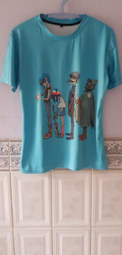 Футболки, майки Футболки, майки ^/--/^ Футболка &amp;quot;Gorillaz&amp;quot;  (95% polyester/5% spandex, L, China) ^_^^^ Футболка &amp;quot;Gorillaz&amp;quot; (95% polyester/5% spandex, L, China) - фото фото фото
