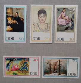 Мистецтво Искусство ^/--/^ ГДР 1967 г -  картины из Дрезденской галереи, негаш, 11 шт  (см.фото) ^_^^^ НДР 1967 р. - картини з Дрезденської галереї, негаш, 11 шт. - фото фото фото
