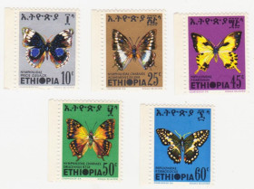 Ефіопія Эфиопия ^/--/^ Эфиопия 1975 г. № 872‑876 ** серия ^_^^^ Ефіопія 1975 р. No 872-876 ** серія - фото фото фото