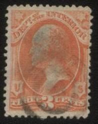 Північна Америка Северная Америка ^/--/^ США 1873 г. № 17 гашеная ^_^^^ США 1873 р. No 17 гашена - фото фото фото