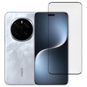 Чохли, бампера Чехлы, бампера ^/--/^ Захисне скло Fiji Premium для Honor Magic /--/ 7 Pro закруглені краї та повне проклеювання чорний ^_^^^ Защитное стекло Fiji Premium для Honor Magic /--/ 7 Pro закругленные края и полное проклеивание черный - фото фото фото
