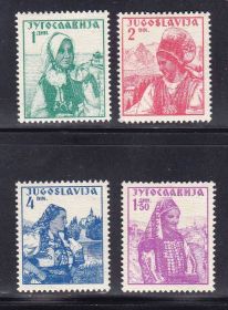 Балканський півострів Балканский полуостров ^/--/^ EU Югославия MNH  1937 г - серия ^_^^^ EU Югославія MNH 1937 - фото фото фото