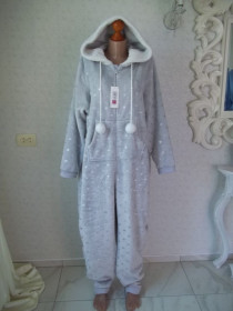 Піжами Пижамы ^/--/^ Prom        ( XXL - 54  р ) Marks Spencer кигуруми флисовый комбинезон пижама женская  Новый ^_^^^ Prom ( XXL - 54 р) Marks Spencer кігурумі флісовий комбінезон піжаму жіноча Новий - фото фото фото