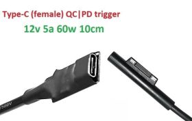 Інше Другое ^/--/^ Переходник на 12 /--/ v (max 5 /--/ a, 60 /--/ w) Microsoft 12 /--/ pin SurFace 3/4 8-10 /--/ cm з USB Type-C (Female) Quick Charg ^_^^^ Перехідник на 12 /--/ v (max 5 /--/ a, 60 /--/ w) Microsoft 12 /--/ pin SurFace 3/4 8-10 /--/ cm з USB Type-C (Female) Quick Charg - фото фото фото