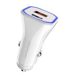 Адаптери Адаптеры ^/--/^ Зарядный автомобильный Original WUW T /--/ 54 (USB+Type-C 2.4 /--/ A) в машину + кабель USB Lightning для телефо ^_^^^ Зарядний автомобільний Original WUW T /--/ 54 (USB+Type-C 2.4 /--/ A) в машину + кабель USB Lightning для телефо - фото фото фото