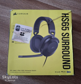 Навушники Наушники ^/--/^ Навушники з мікрофоном Corsair HS /--/ 65 Surround Carbon    (CA-9011270) ^_^^^ Наушники с микрофоном Corsair HS /--/ 65 Surround Carbon (CA-9011270) - фото фото фото