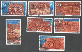 НДР, ФРН ГДР, ФРГ ^/--/^ Германия, ГДР  (1970) Археологические исследования в Судане ^_^^^ Німеччина, НДР (1970) Археологічні дослідження в Судані - фото фото фото