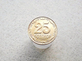 Обігові Обиходные ^/--/^ 25 копійок Україна 2011 рік  (78 /--/ а) ^_^^^ 25 копеек Украина 2011 год (78 /--/ а) - фото фото фото
