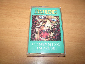 Музичні диски Музыкальные диски ^/--/^ PESTILENCE - Consuming Impulse  (1989 Roadracer  1 /--/ st press,USA) CASSETTE ^_^^^ PESTILENCE - Consuming Impulse (1989 Roadracer 1 /--/ st press,USA) CASSETTE - фото фото фото