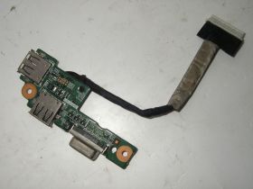 Інші комплектуючі Другие комплектующие ^/--/^ Плата Dell Inspiron M /--/ 5010 N /--/ 5010 USB &amp; VGA + шлейф  (09698-1 DG /--/ 15) ^_^^^ Плата Dell Inspiron M /--/ 5010 N /--/ 5010 USB &amp; VGA + шлейф (09698-1 DG /--/ 15) - фото фото фото