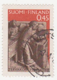 Скандинавія Скандинавия ^/--/^ Финляндия 1968 г. № 648 гашеная ^_^^^ Фінляндія 1968 р. No 648 гашена - фото фото фото