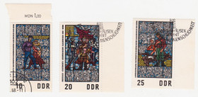 НДР, ФРН ГДР, ФРГ ^/--/^ ГДР 1968 г. № 1088‑1090 гашеная серия ^_^^^ НДР 1968 р. No 1088-1090 гашена серія - фото фото фото