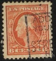 Північна Америка Северная Америка ^/--/^ США 1908 г.№ 264 гашеная ^_^^^ США 1908 р. No 264 гашена - фото фото фото