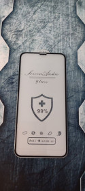 Плівки для екранів Пленки для экранов ^/--/^ Защитное стекло iPhone X/XS black с сеткой динамика ^_^^^ Захисне скло iPhone X/XS black з сіткою динаміка - фото фото фото