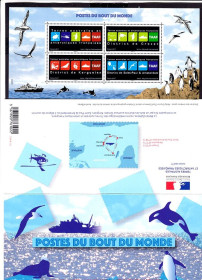 Фауна Фауна ^/--/^ Фауна . ТААФ / TAAF 2017 г  MNH - буклет ^_^^^ Фауна . ТААФ / TAAF 2017 р MNH - буклет - фото фото фото