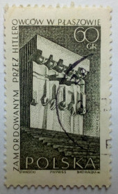Польща Польша ^/--/^ Польша 1965 Монумент, гашеная (I) ^_^^^ Польща 1965 Монумент, гашена (I) - фото фото фото
