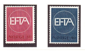 Скандинавія Скандинавия ^/--/^ Норвегия  1967 г  MNH  - EUROPA  CEPT - ^_^^^ Норвегія 1967 MNH - EUROPA CEPT - фото фото фото